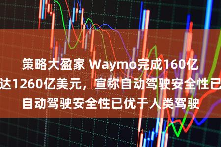 策略大盈家 Waymo完成160亿美元融资估值达1260亿美元，宣称自动驾驶安全性已优于人类驾驶