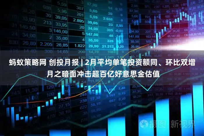 蚂蚁策略网 创投月报 | 2月平均单笔投资额同、环比双增 月之暗面冲击超百亿好意思金估值